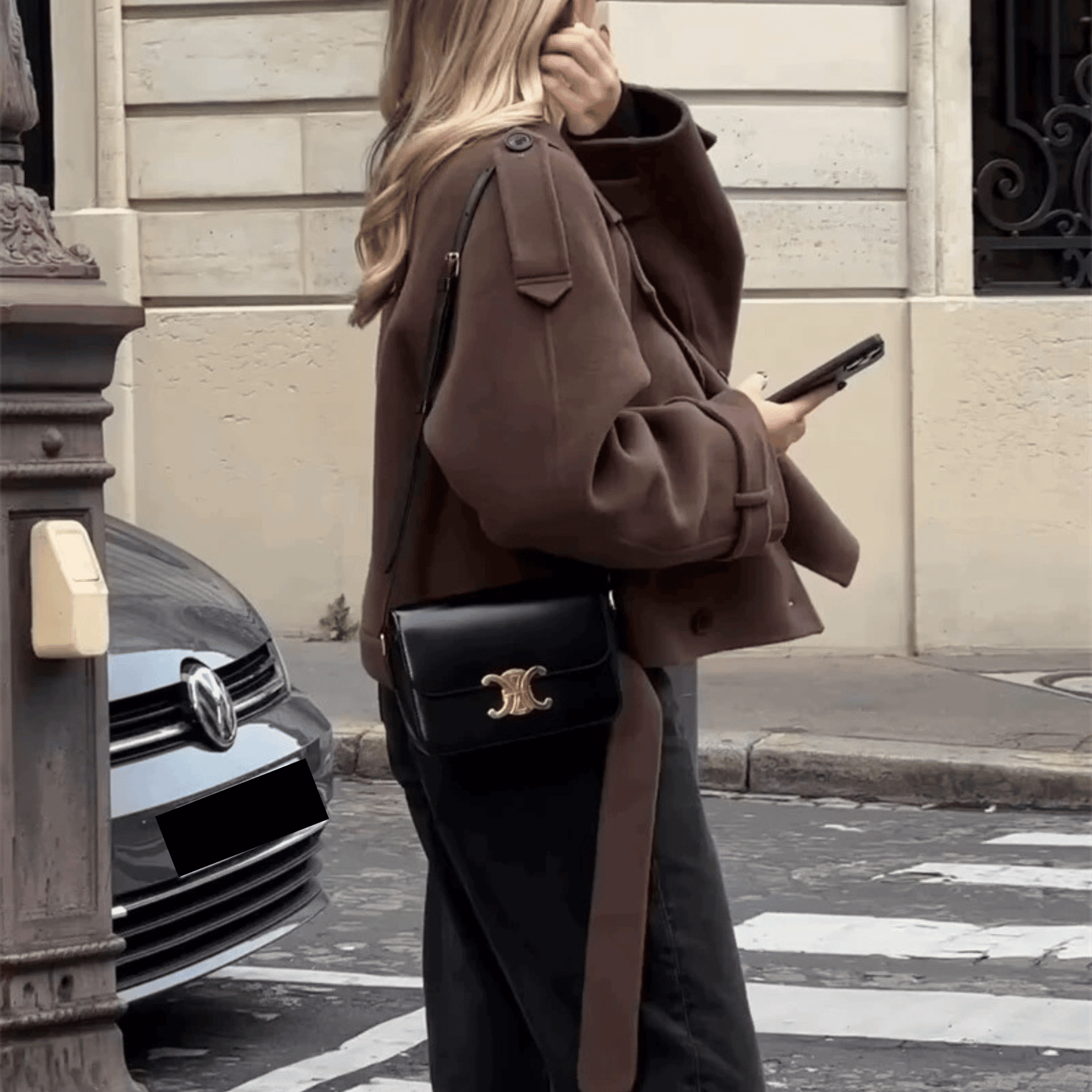 "Victoria" Cropped Trenchcoat