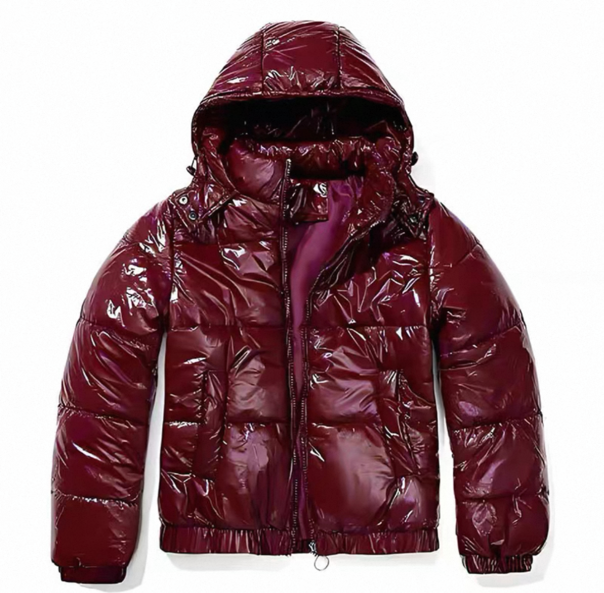 Ruby Gloss Puffer-Jacke