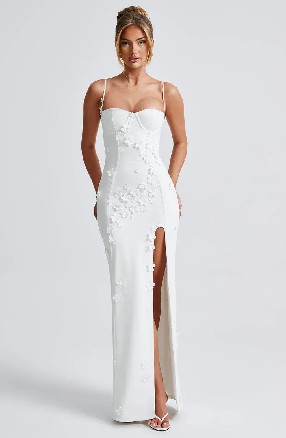 "Melina" Maxikleid mit Blumen