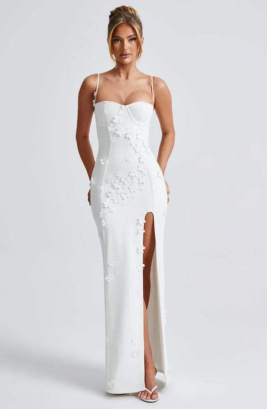 "Melina" Maxikleid mit Blumen