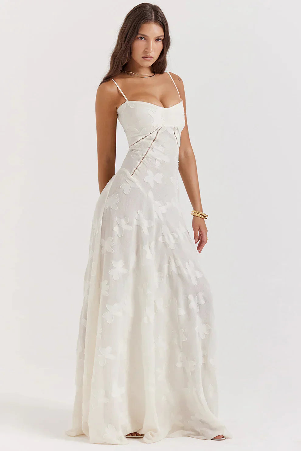 "Flower" Maxikleid