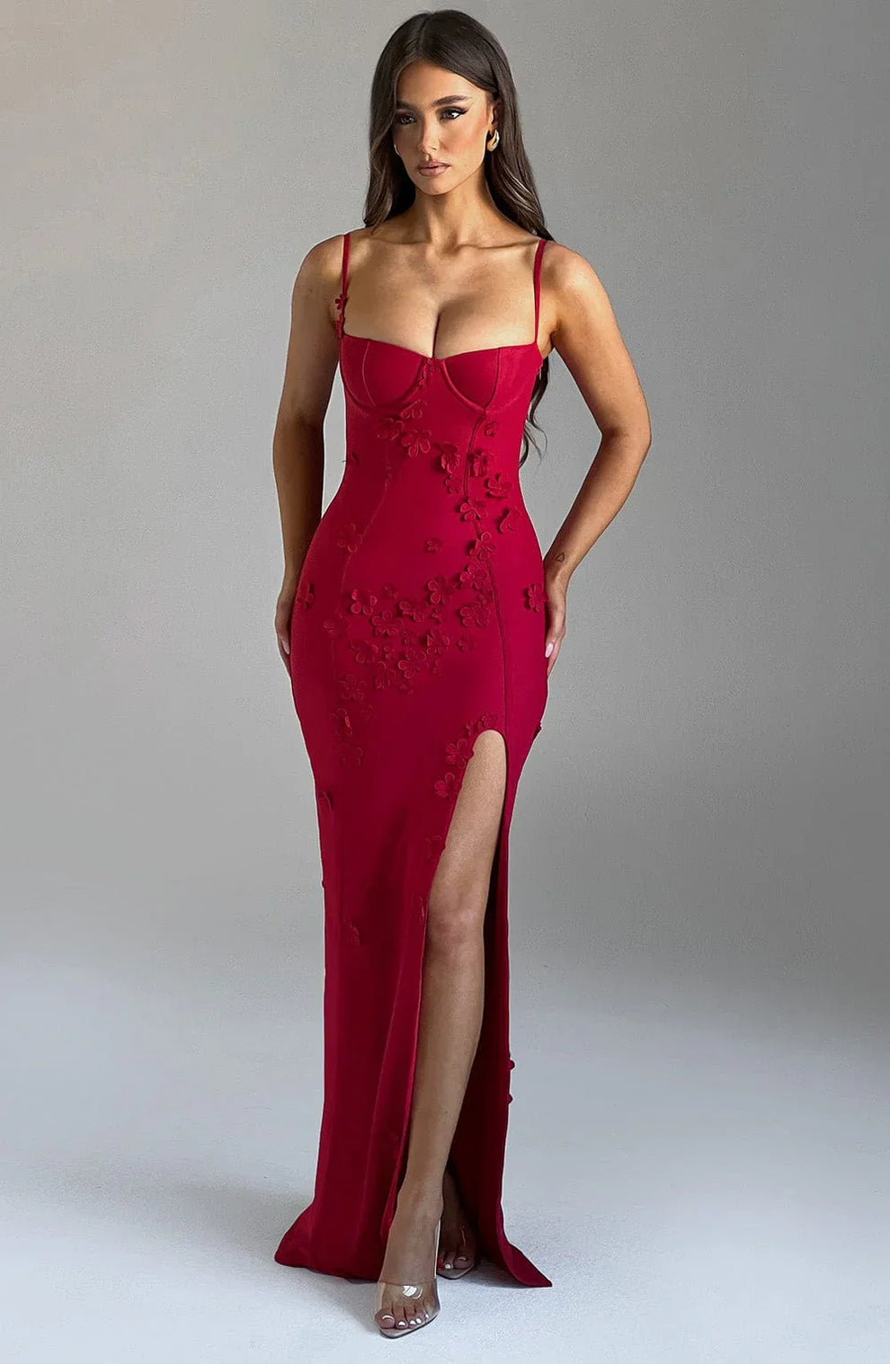 "Melina" Maxikleid mit Blumen