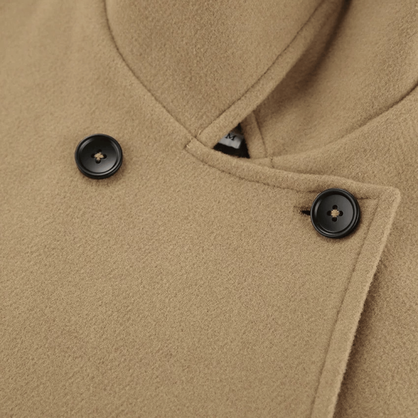 Camel Oversized Wool Coat