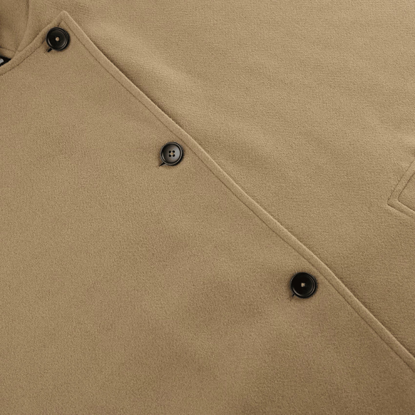 Camel Oversized Wool Coat