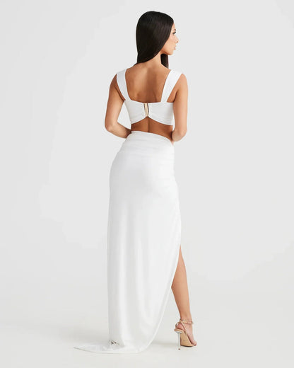 "Lara" Maxikleid mit Cut-Outs