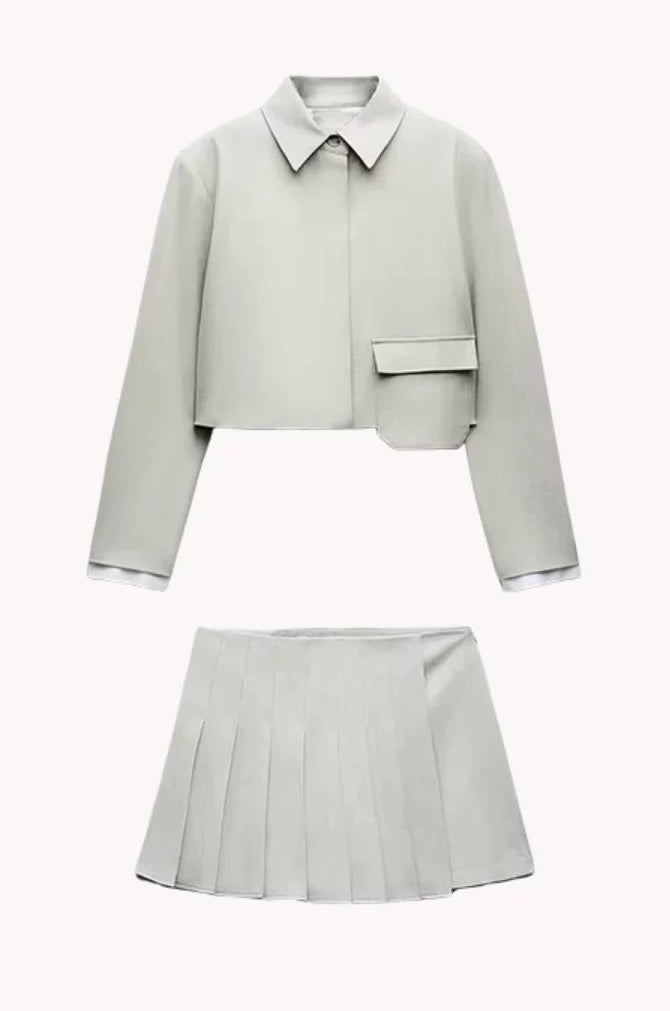 Sage Blazer Set
