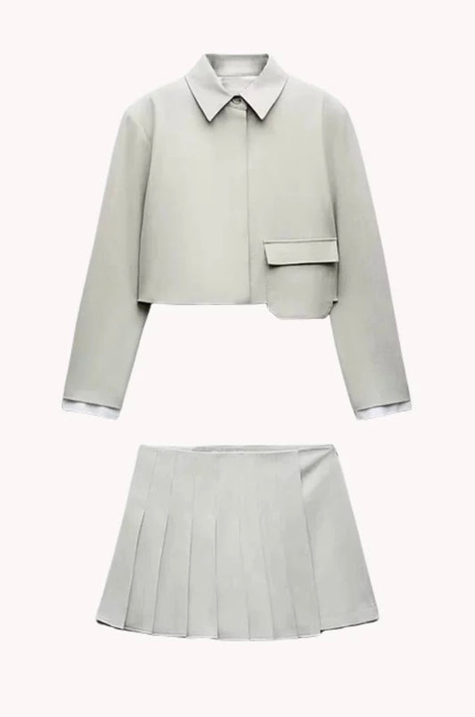 Sage Blazer Set