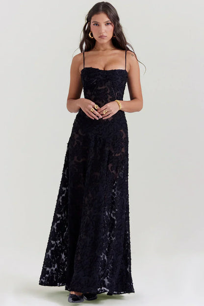 "Flower" Maxikleid