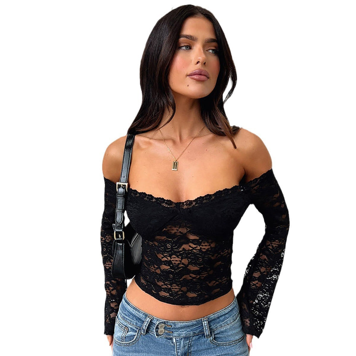 Bella Lace Off-Shoulder Top