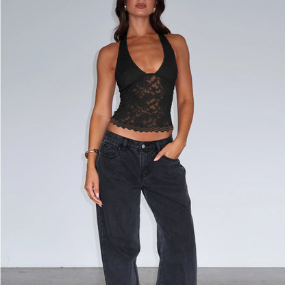 Vera Lace Halter Top