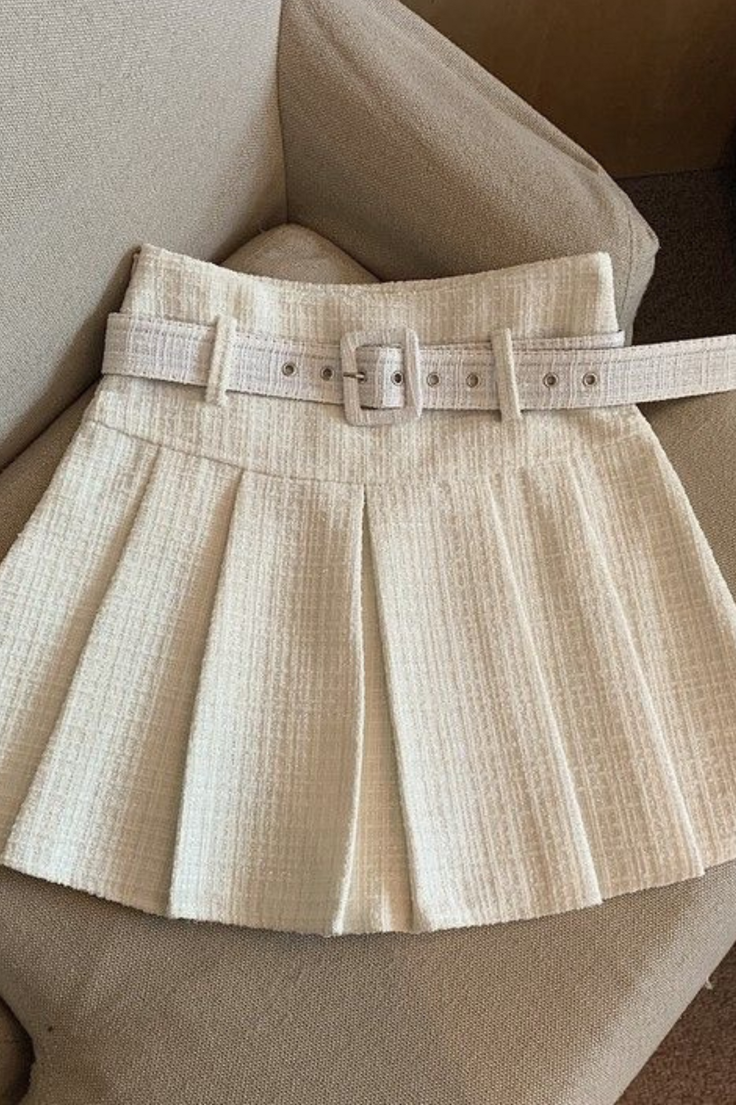 Soft Power – Pleated Mini Skirt