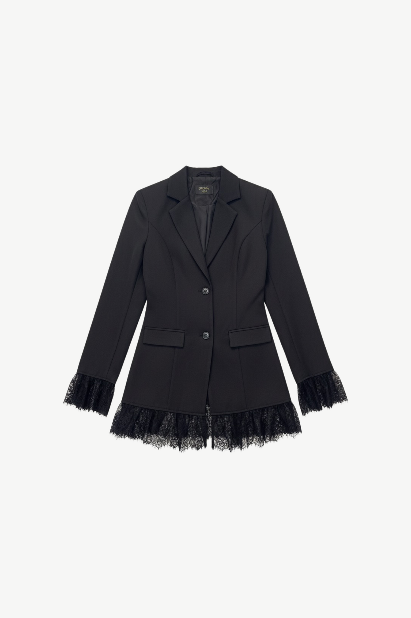 Schwarzer Structured Blazer
