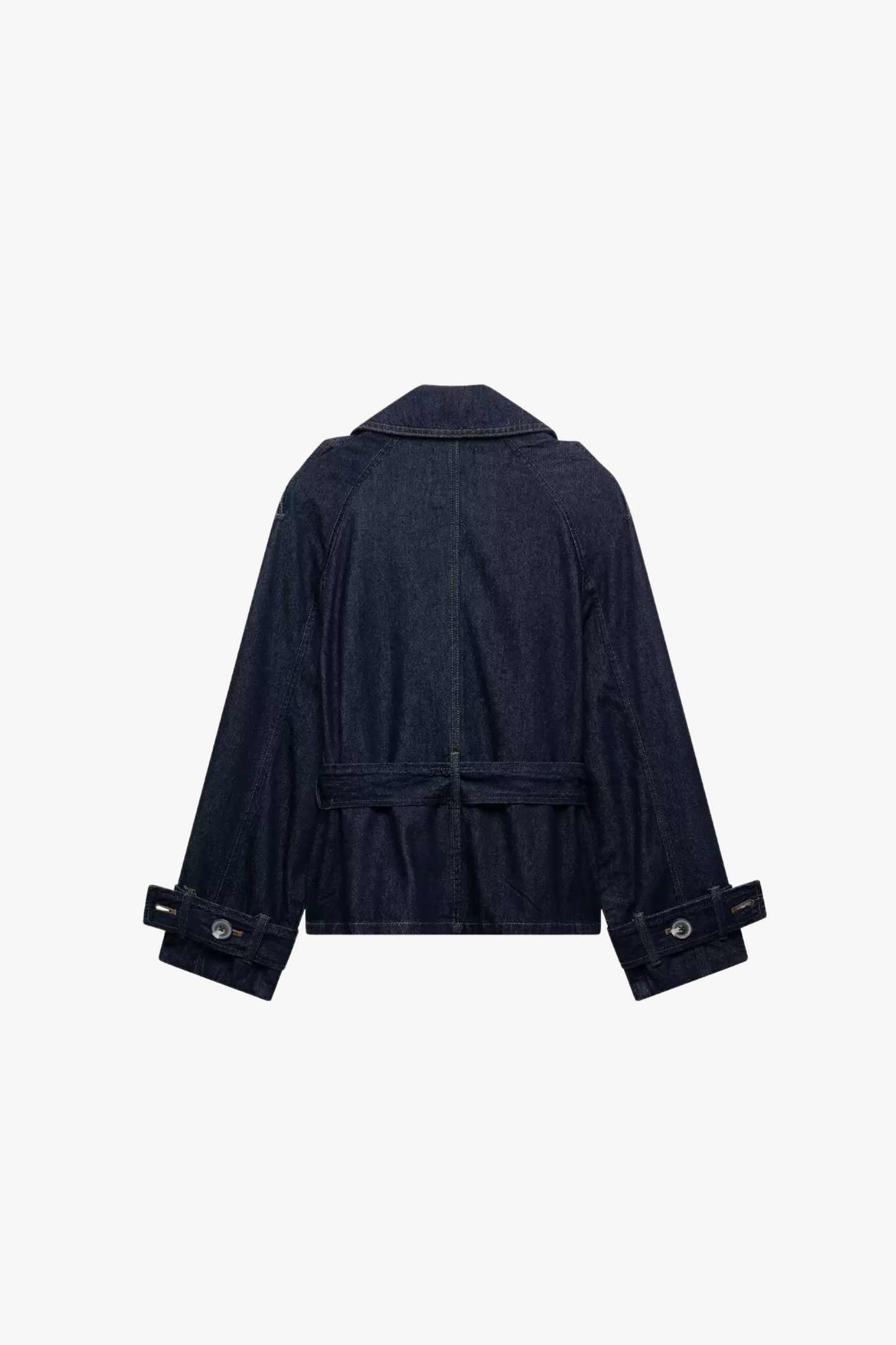 Denim Trench Jacket