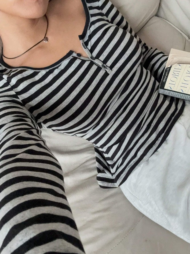 Striped Henley Longsleeve 4