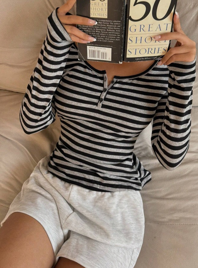 Striped Henley Longsleeve 7