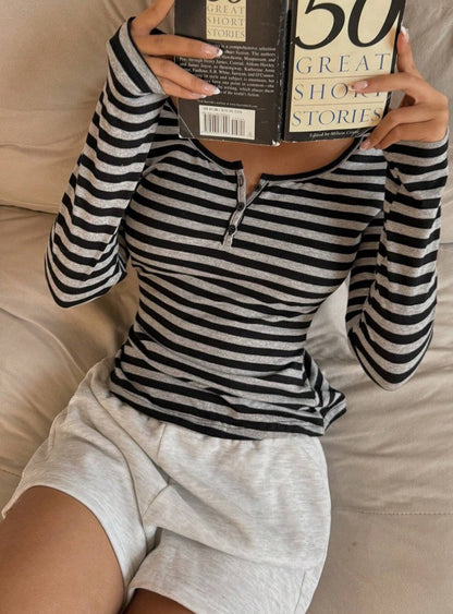 Striped Henley Longsleeve 7